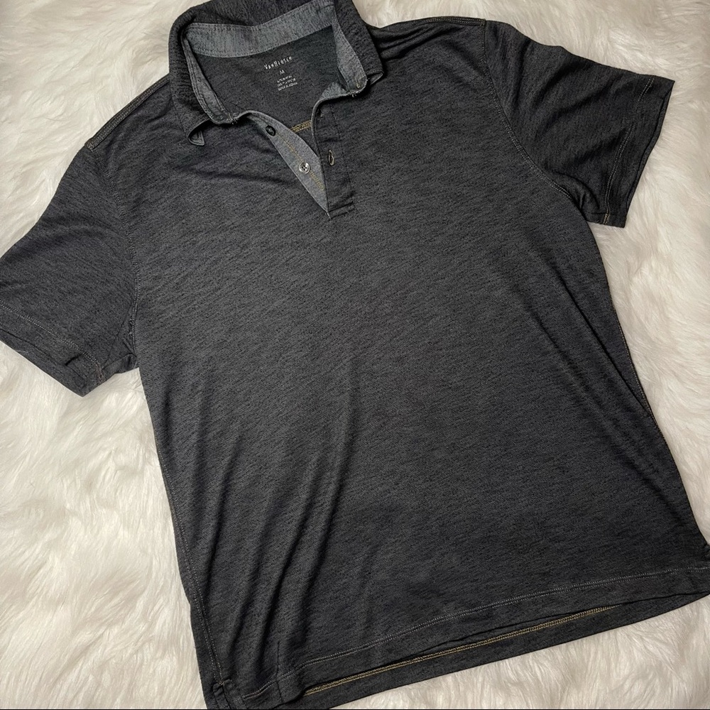 Mens Van Heusen Gray Polo